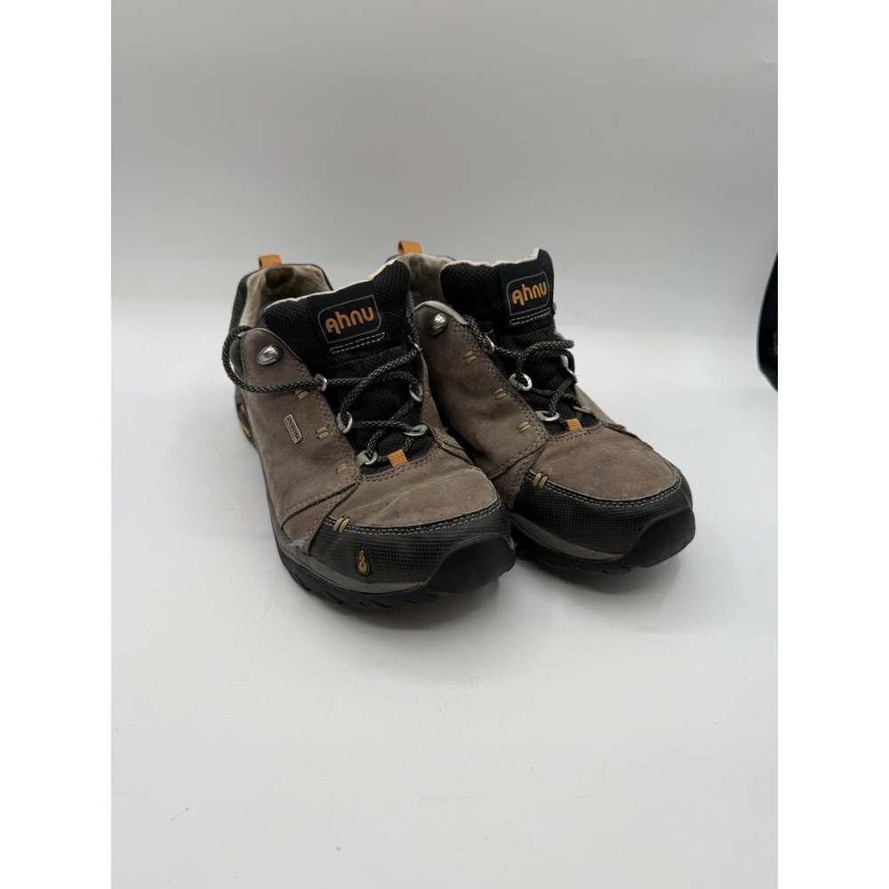 Women's 8 AHNU Montara II eVent Waterproof Hiking Shoes Chocolate Chip‎ Brown